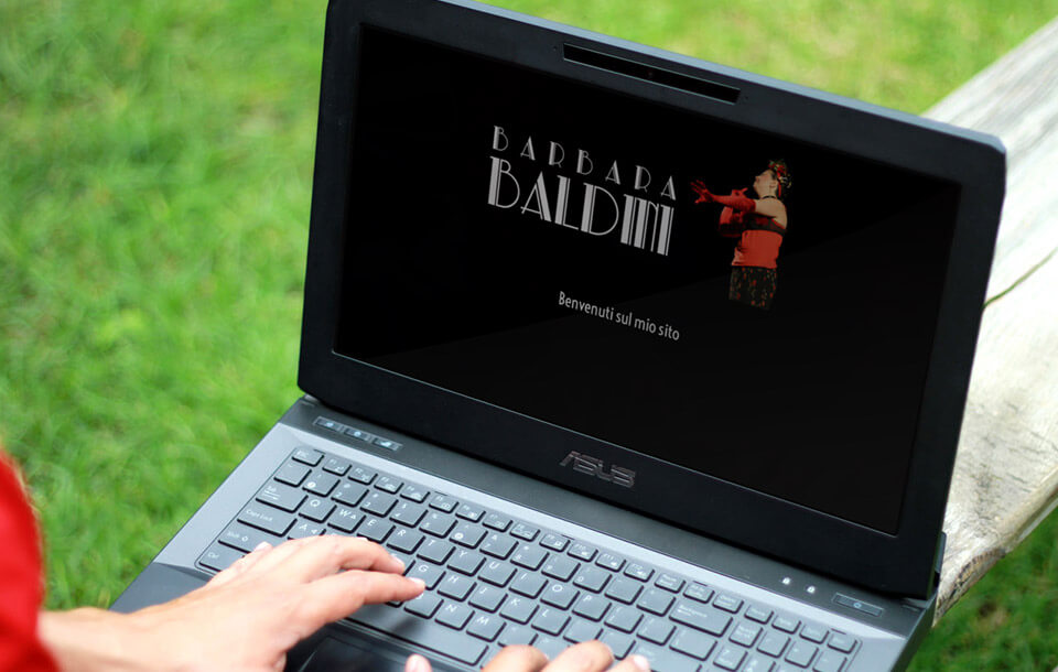 Sito web Barbara Baldini, Attrice realizzato da ensof.it