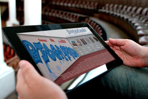 Sito web Biografando realizzato da ensof.it