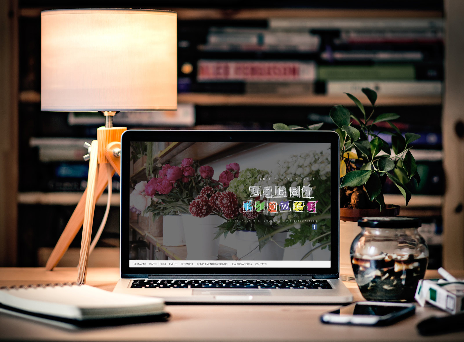 Sito web Urban Flower realizzato da ensof.it