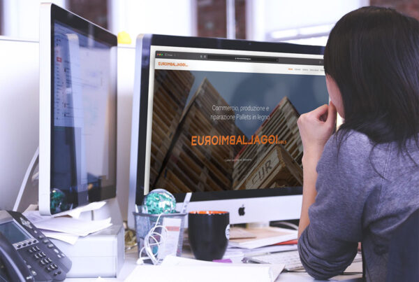 Sito web euroimballaggi realizzato da ensof.it