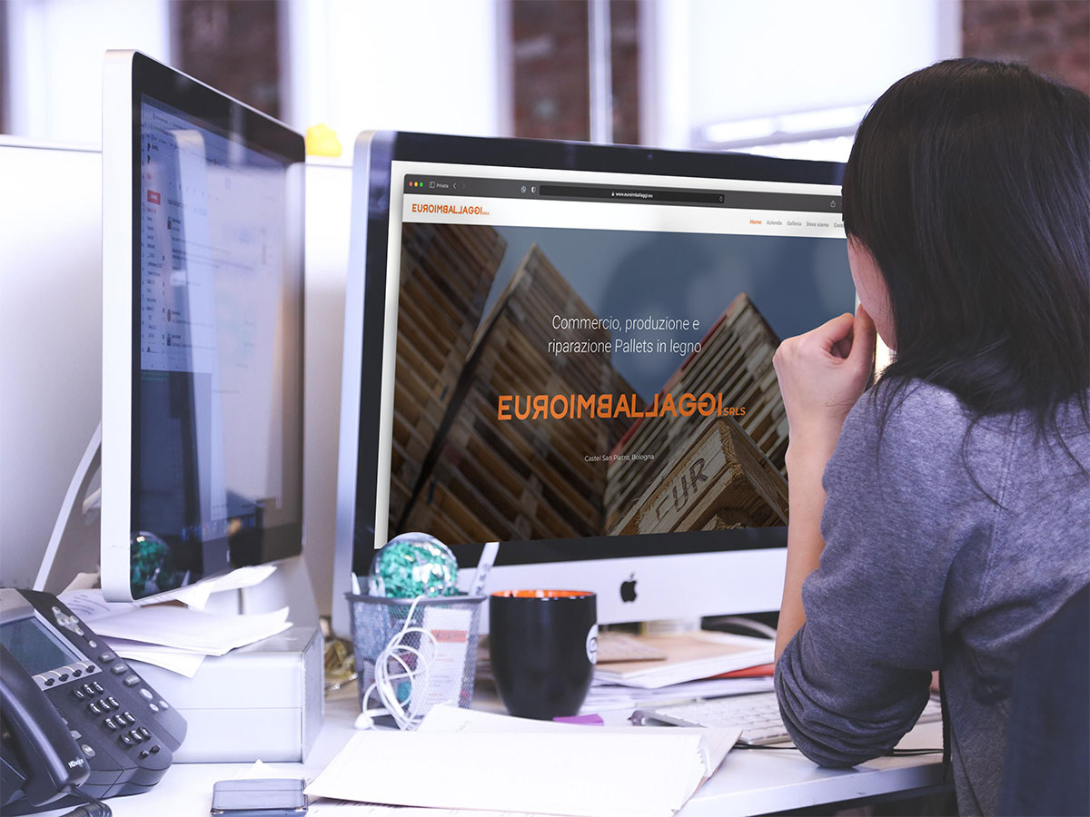 Sito web euroimballaggi realizzato da ensof.it